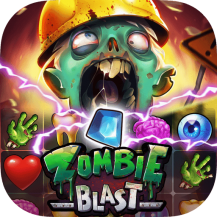 دانلود Zombie Blast Match 3 Puzzle Toon Game بازی پازل و فکری قهرمان زامبی کش اندروید مود